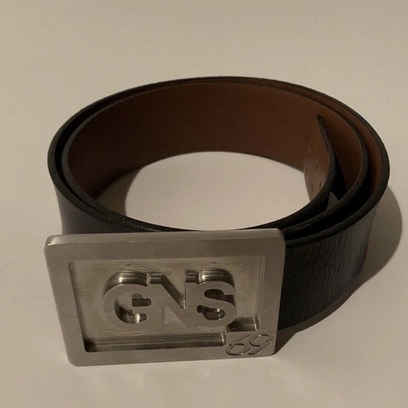 Custom 59 Genuine Leather Golf Belt w/ GNS Initials & Bag & Sticker - Picture 5 of 9